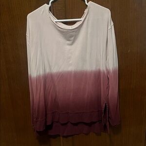 Legendary Whitetails Pink Gradient Long Sleeve Top